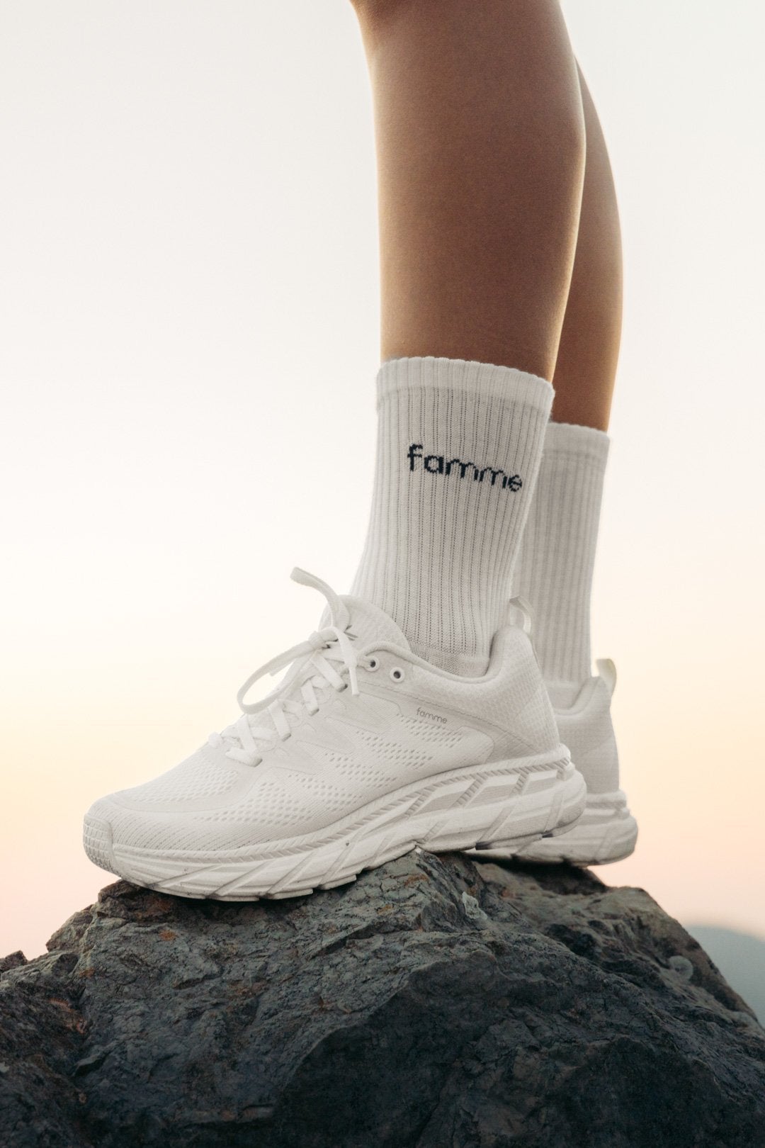 Endorphin RX1 Shoes - Joggesko - Sneakers for dame - Beige - Famme