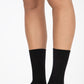 2-Pack Svarte Wool Knit Sokker - sokker for dame - Blå - Famme